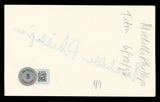 Michelle Phillips Knots Landing Authentic Signed 3x5 Index Card BAS #BL96508