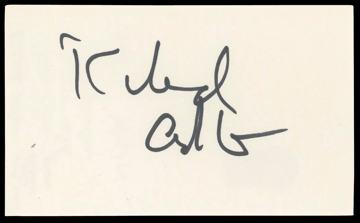 Richard Adler Musician Authentic Signed 3x5 Index Card Autographed BAS #AD70392