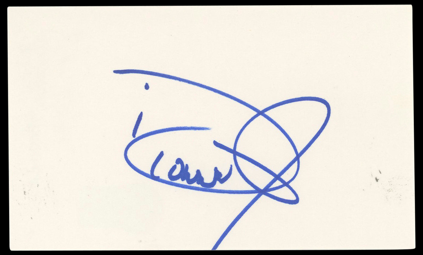 Dionne Warwick Authentic Signed 3x5 Index Card Autographed BAS #BP50633