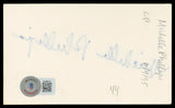 Michelle Phillips Knots Landing Authentic Signed 3x5 Index Card BAS #BL96510