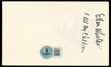 Ellen Wheeler All My Children Authentic Signed 3x5 Index Card BAS #BP50634