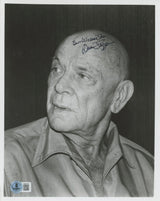 Dean Jagger Game of Death "Best Wishes Jan" Signed 8x10 Photo BAS #BN29216