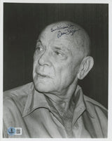 Dean Jagger Game of Death "Best Wishes Jan" Signed 8x10 Photo BAS #BN29216