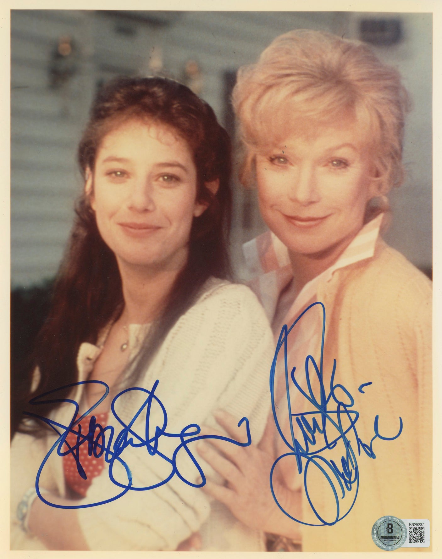 Debra Winger & Shirley MacLaine Authentic Signed 8x10 Photo BAS #BN29237