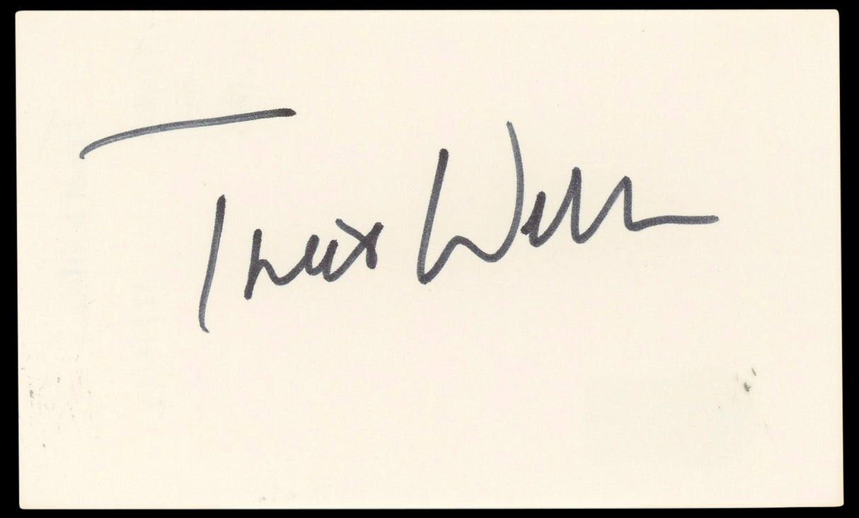 Treat Williams Prince of the City Authentic Signed 3x5 Index Card BAS #BP50643