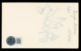 Bryan Adams Musician Authentic Signed 3x5 Index Card Autographed BAS #BM56927