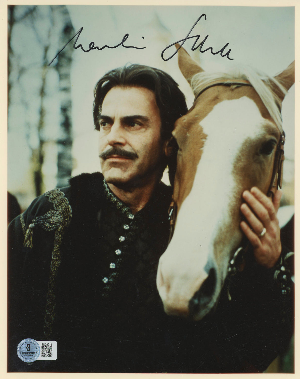 Maximilian Schell Peter the Great Authentic Signed 8x10 Photo BAS #BN29219