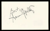 Aaron Spelling Charlie's Angels "Best" Signed 3x5 Index Card BAS #BL96867