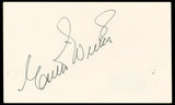 Esther Williams Million Dollar Mermaid Signed 3x5 Index Card BAS #BP50650