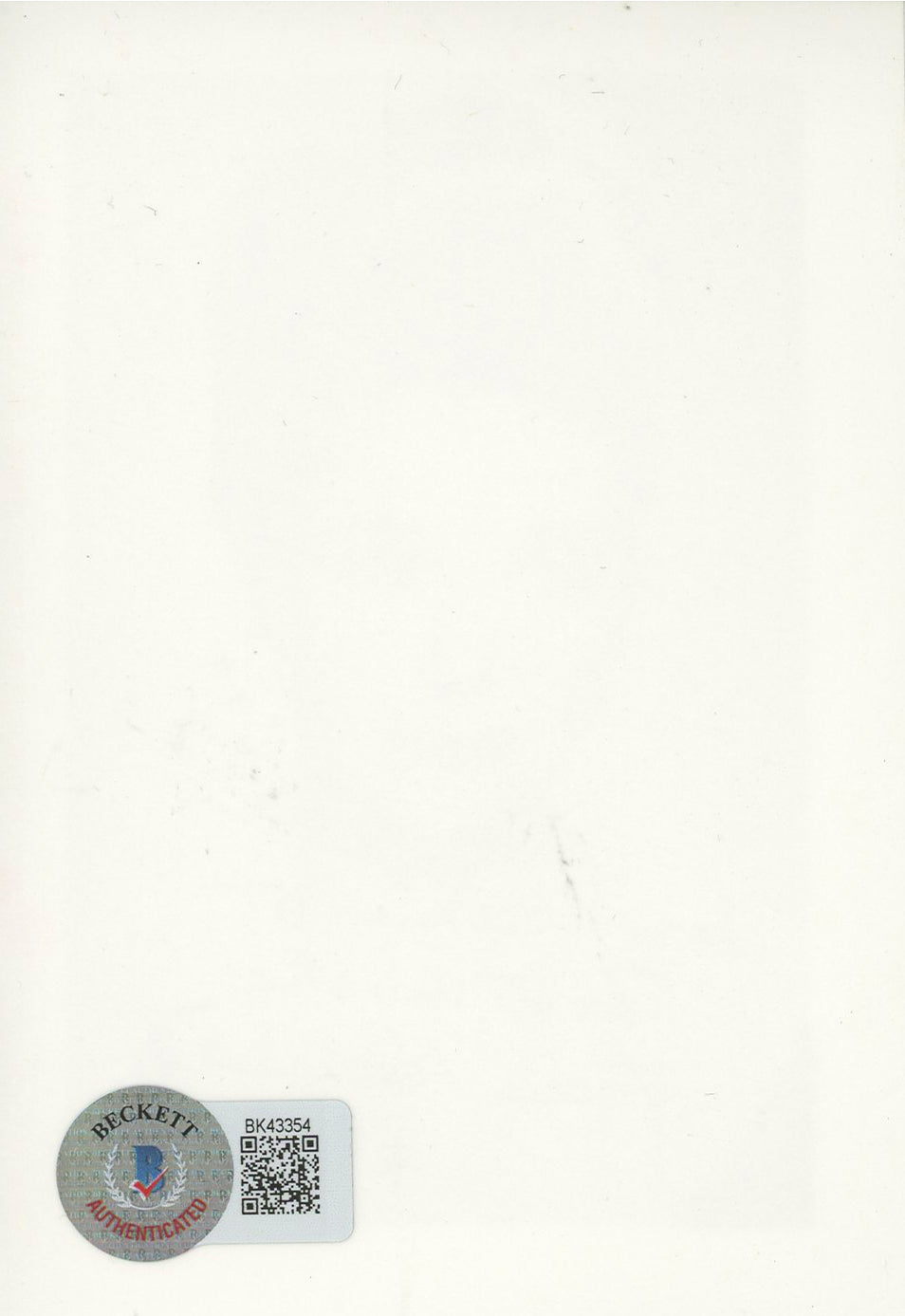 Joan Bennett Scarlet Street "Don Burnett" Signed 3.25x4.75 Photo BAS #BK43354