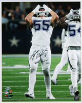 Cowboys Leighton Vander Esch "Wolf Hunter" Signed 16x20 Framed Photo BAS #N22091