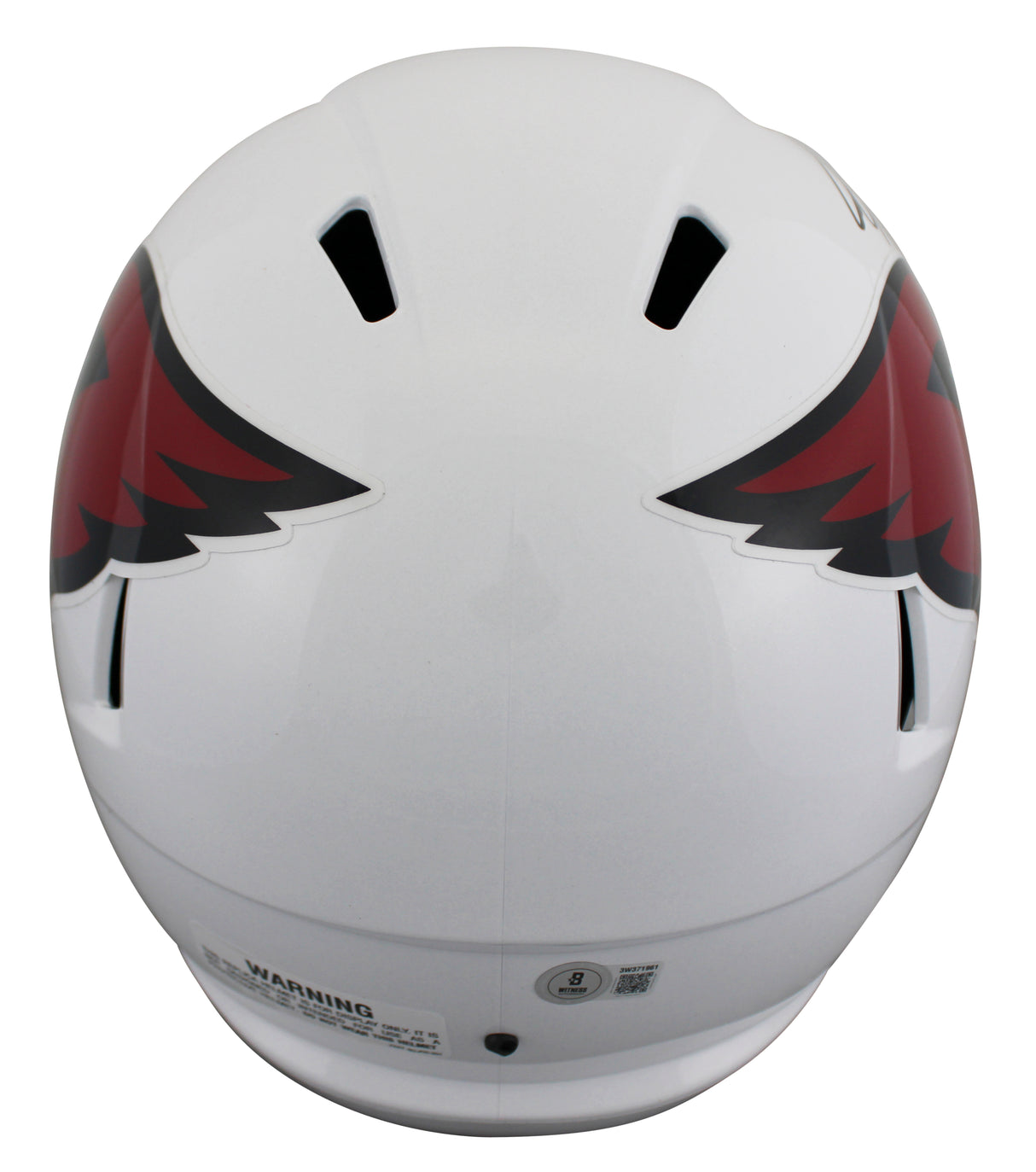 Cardinals Anquan Boldin Signed 2005-22 TB F/S Speed Rep Helmet W/ Case BAS Wit