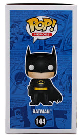Christian Bale Batman Begins Signed DC #144 Batman Funko Pop Vinyl Figure BAS
