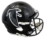 Falcons Deion Sanders Signed 1990-02 TB Full Size Speed Rep Helmet BAS Witnessed