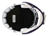 LSU Justin Jefferson Signed White Full Size Speed Rep Helmet BAS Witnessed
