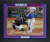 Rangers Marcus Semien Authentic Signed 16x20 Framed Photo BAS Witness #1W201094
