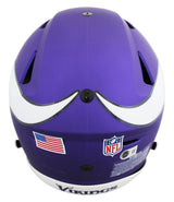 Vikings Justin Jefferson Authentic Signed Speed Flex Full Size Helmet BAS Wit 2