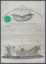 Abraham Lincoln Signed & Framed 15.75x19.75 1864 Military Appointment BAS LOA