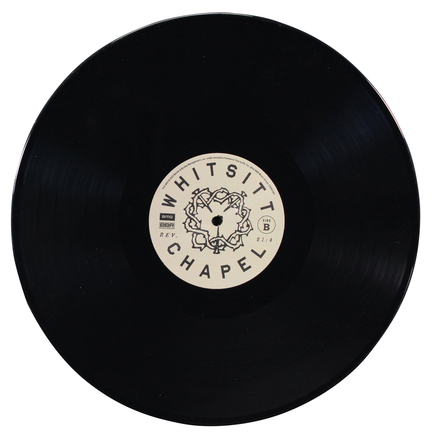 Jelly Roll Authentic Signed Whitsitt Chapel Album Cover W/ Vinyl BAS #BR84253