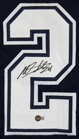 Miles Sanders Authentic Signed Navy Pro Style Jersey Autographed BAS Witnessed