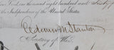 Abraham Lincoln Signed & Framed 15.75x19.75 1864 Military Appointment BAS LOA