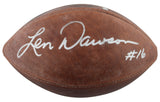 Chiefs Len Dawson Authentic Signed Official "The Duke" Nfl Football BAS #BQ98530