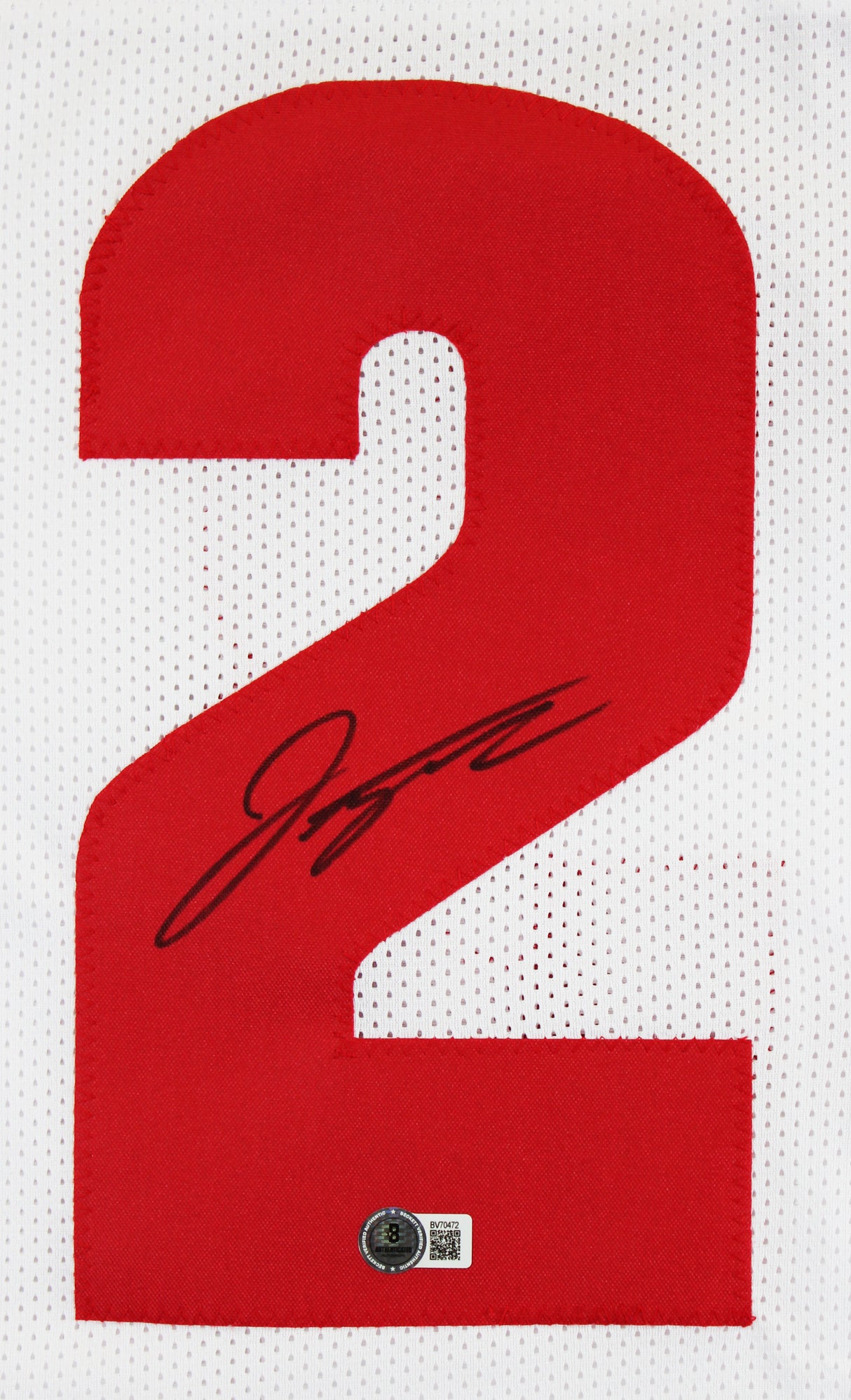 Wisconsin Jonathan Taylor Authentic Signed White Pro Style Jersey BAS