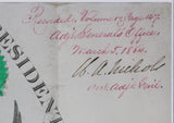 Abraham Lincoln Signed & Framed 15.75x19.75 1864 Military Appointment BAS LOA