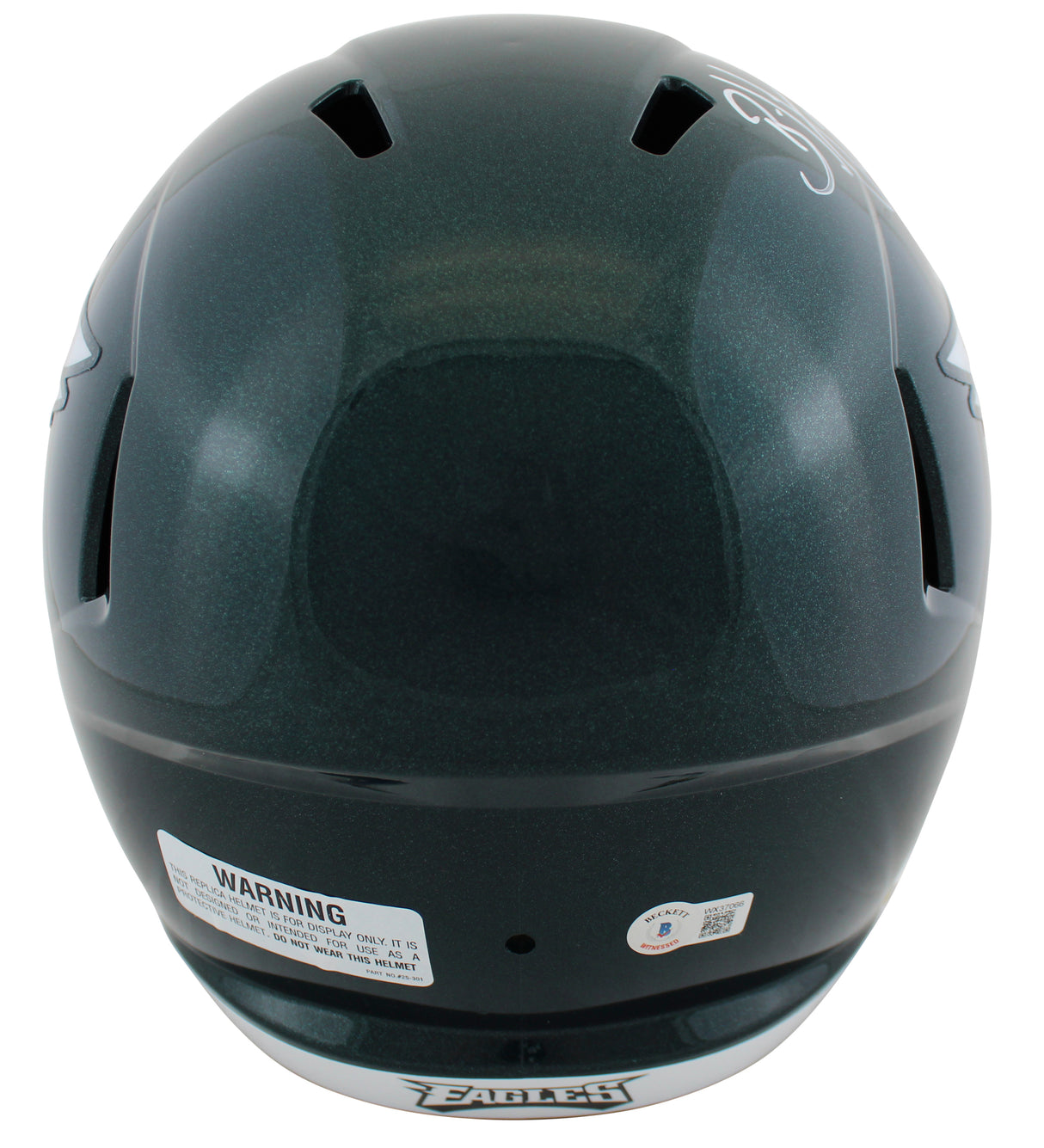 Eagles Brian Dawkins Signed Full Size Speed Rep Helmet W/ Case BAS Witnessed