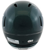 Eagles Brian Dawkins Signed Full Size Speed Rep Helmet W/ Case BAS Witnessed