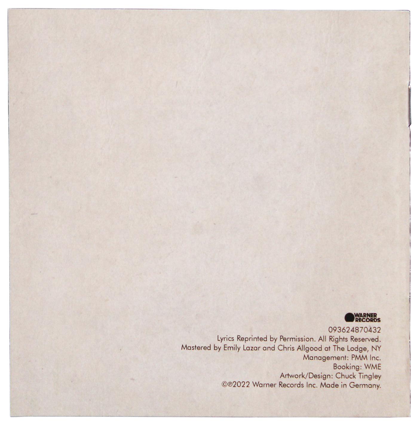 John Rzeznik & Robby Takac Goo Goo Dolls Signed CD Insert w/ Disk BAS #BP33162