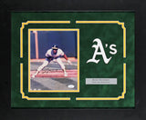 Athletics Rickey Henderson Authentic Signed 8x10 Framed Photo JSA #AB19758