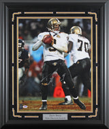 Saints Drew Brees Authentic Signed 16x20 Framed Photo Autographed PSA #M91610