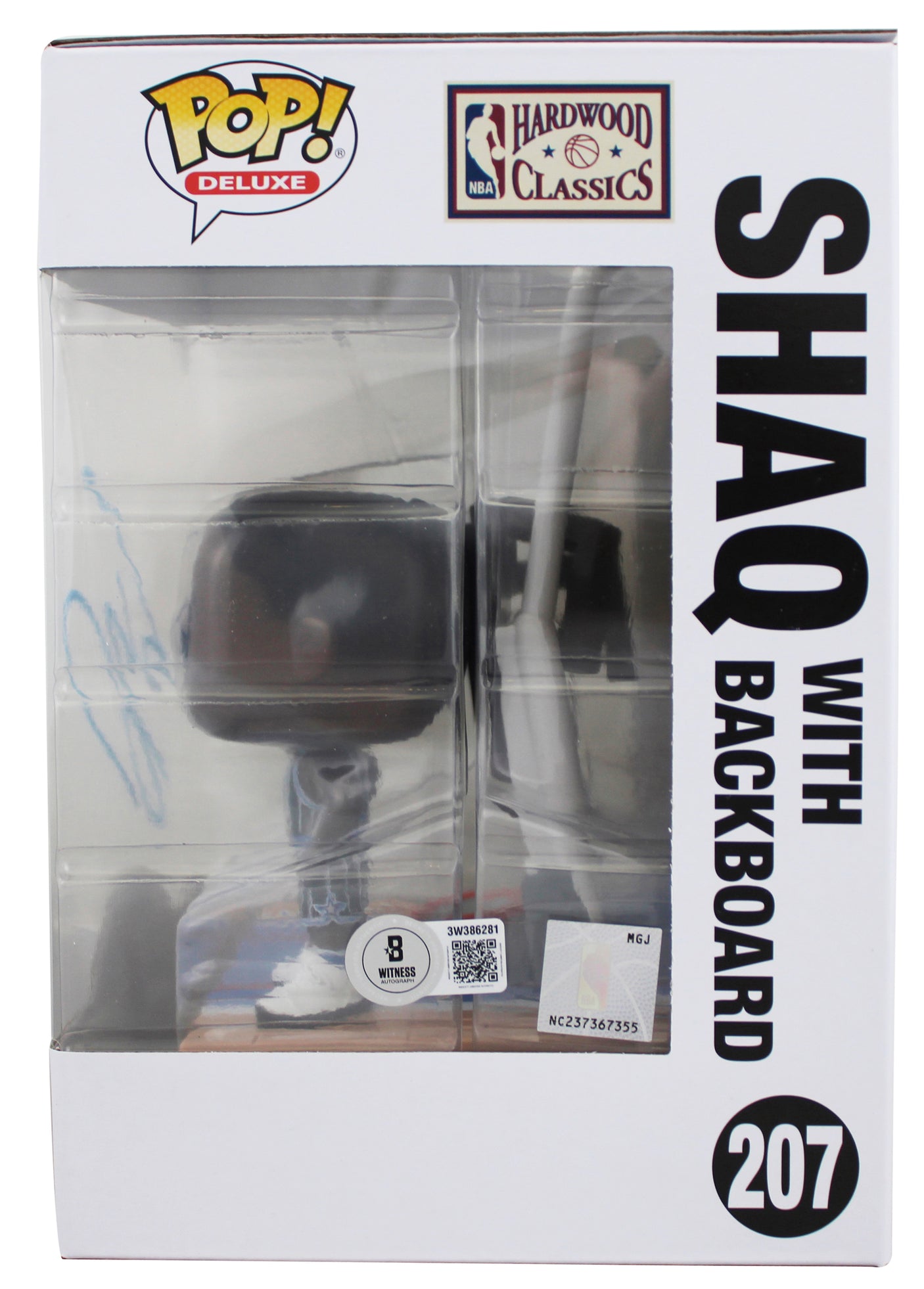 Magic Shaquille O'Neal Signed Shaq W/ Backboard #207 Funko Pop Figure BAS Wit