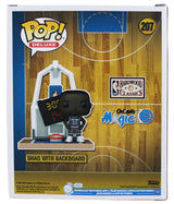 Magic Shaquille O'Neal Signed Shaq W/ Backboard #207 Funko Pop Figure BAS Wit