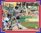 Rangers Michael Young Authentic Signed 8x10 Framed Photo BAS Witnessed #1W036580