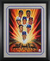 300 Win Club (8) Ryan, Seaver, Spahn +5 Signed 18x24 Framed Photo JSA #TT08650