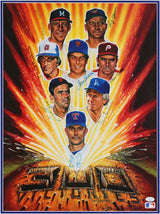 300 Win Club (8) Ryan, Seaver, Spahn +5 Signed 18x24 Framed Photo JSA #TT08650