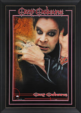Ozzy Osbourne Authentic Signed & Framed 24x36 2004 Ozzfest Era Poster JSA