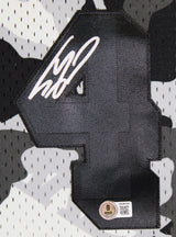 Lakers Shaquille O'Neal Signed Alt Camo M&N 1996-97 HWC Swingman Jersey BAS Wit