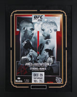 Cris Cyborg Authentic Signed & Framed 16x24 MMA 232 Poster JSA #AJ97877