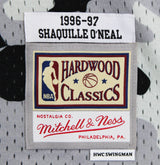 Lakers Shaquille O'Neal Signed Alt Camo M&N 1996-97 HWC Swingman Jersey BAS Wit