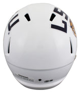 LSU Sam Leavitt Authentic Signed Full Size Speed Rep Helmet BAS Wit #2W79237