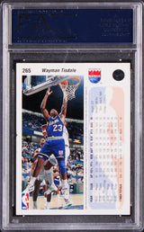 Kings Wayman Tisdale Authentic Signed 1992 Upper Deck #265 Card PSA/DNA Slab 1