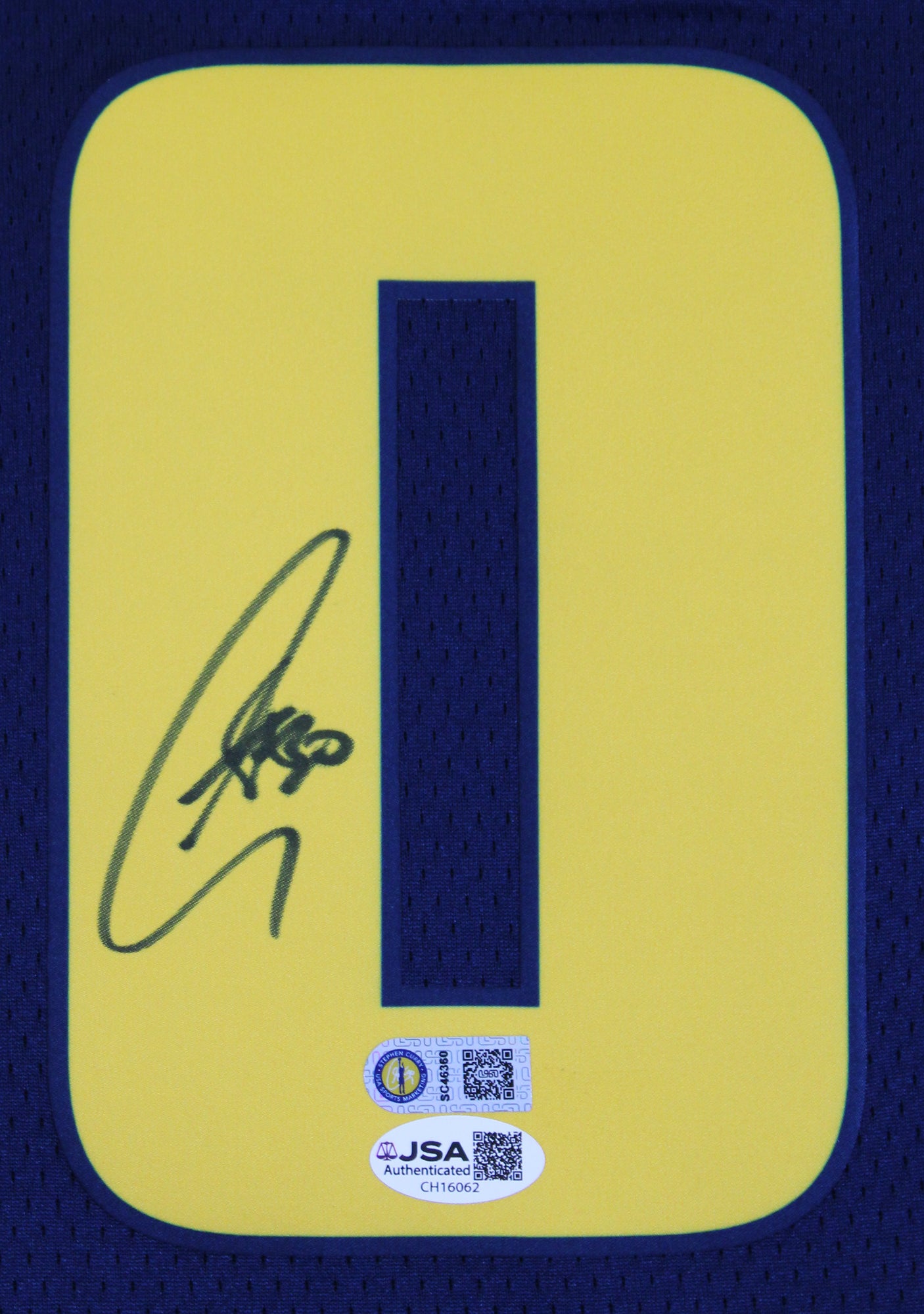 Warriors Stephen Curry Signed Navy Blue Nike 2024 City Swingman Jersey JSA