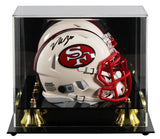 49ers Nick Bosa Authentic Signed Retro Speed Mini Helmet W/ Case BAS Witnessed