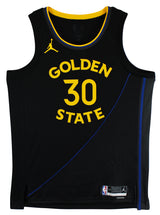 Warriors Stephen Curry Signed Black Jordan Brand Swingman Jersey BAS Witnessed