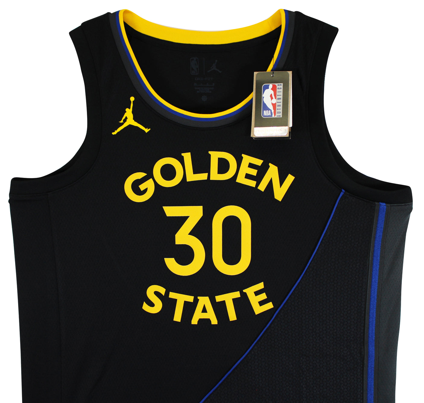 Warriors Stephen Curry Signed Black Jordan Brand Swingman Jersey BAS Witnessed