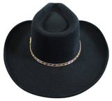 Chuck Norris Walker, Texas Ranger Authentic Signed Black Cowboy Hat JSA Wit