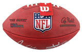 Travis Kelce & Jason Kelce "New Heights" Signed Wilson Duke Football W/ Case BAS